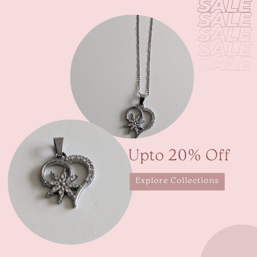 Women's Heart Necklace | Heart Shaped Necklace | Zelle Noir LTD