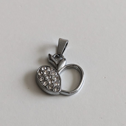 Apple Pendant Necklace | Apple Pendant | Zelle Noir LTD