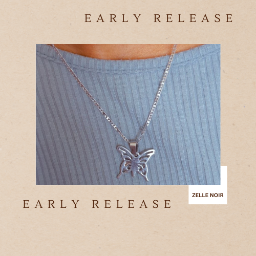 Women's Butterfly Necklace | Butterfly Necklace | Zelle Noir LTD
