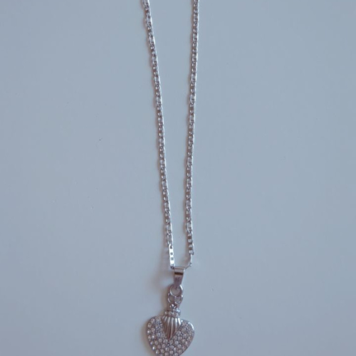 Crystal Heart Necklace | Unique Crystal Necklace | Zelle Noir LTD